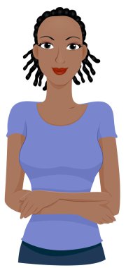 African American Woman clipart