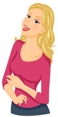 Laughing Girl clipart