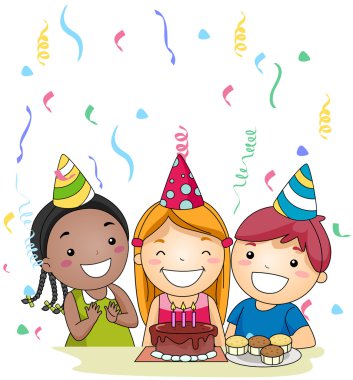 Blow the Candle clipart