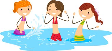 Waterfight clipart