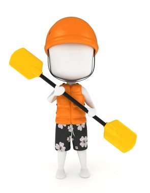 Kayaker clipart