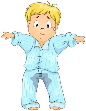 Bedwetting clipart