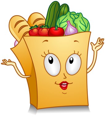Grocery Bag clipart