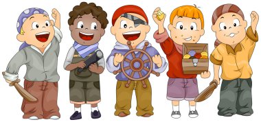 Pirate Costumes clipart