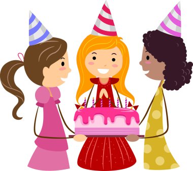 Birthday Friends clipart