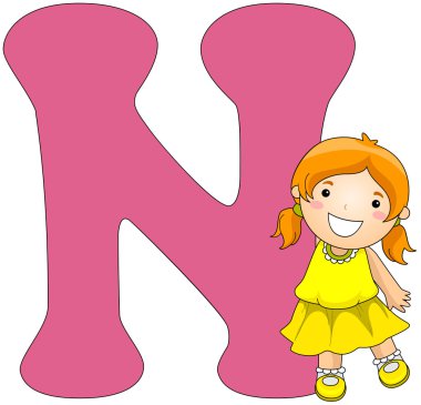 Kiddie Alphabet clipart