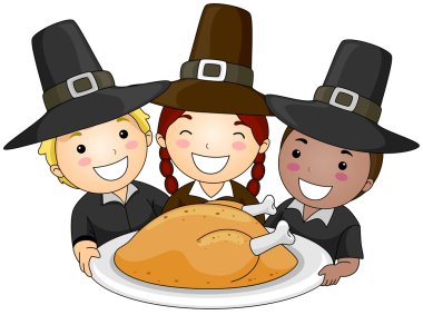 Thanksgiving Pilgrim clipart