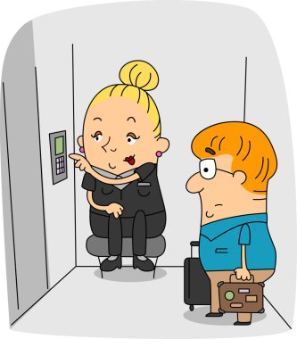 Elevator Operator clipart