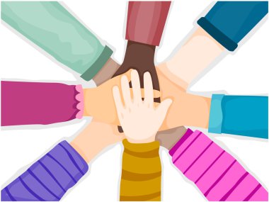 Hands Unite clipart