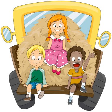 Farm Kids clipart