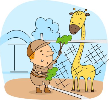 Zoo Caretaker clipart