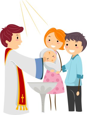 Baptism clipart