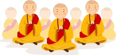 Monks clipart