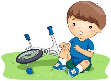 Bruised Kid clipart