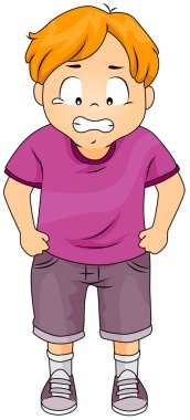 Upset Kid clipart