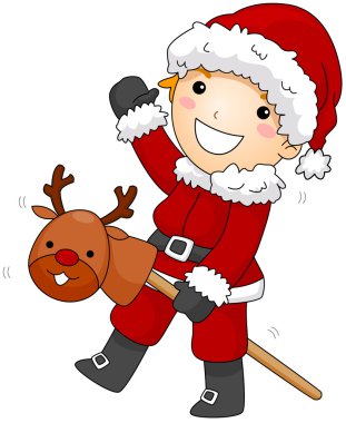 Little Santa clipart