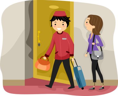 Bellboy clipart