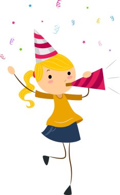 Party Horn clipart