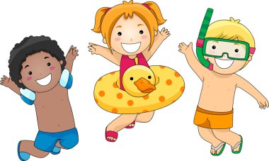 Summer Jump clipart