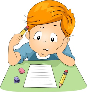 Kid Exam clipart