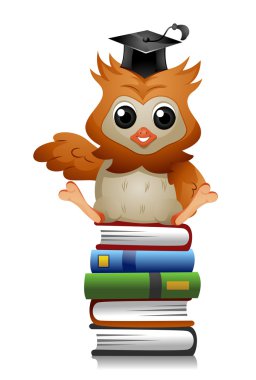 Owl Books clipart