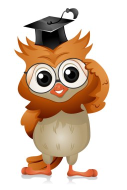 Owl Eyeglasses clipart