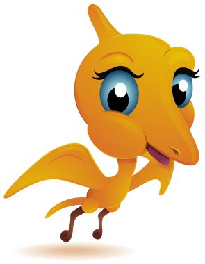 Baby Pterodactyl clipart