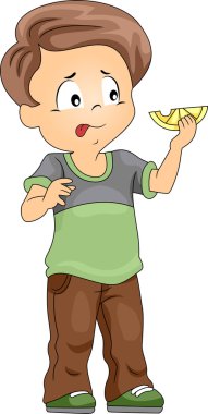 Kid Sour Taste clipart