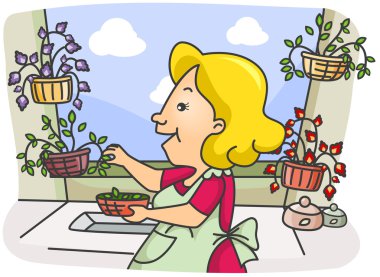 Herb Picker clipart