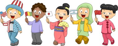 United Nations Kids clipart