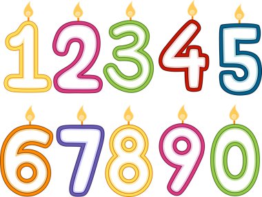 Birthday Candles clipart