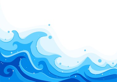 Giant Sea Waves clipart
