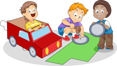 Paper Kart clipart