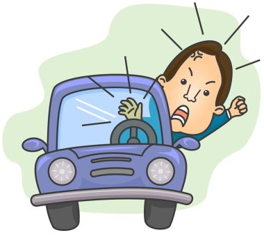 Road Rage clipart