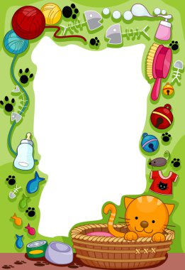 Cat Frame clipart