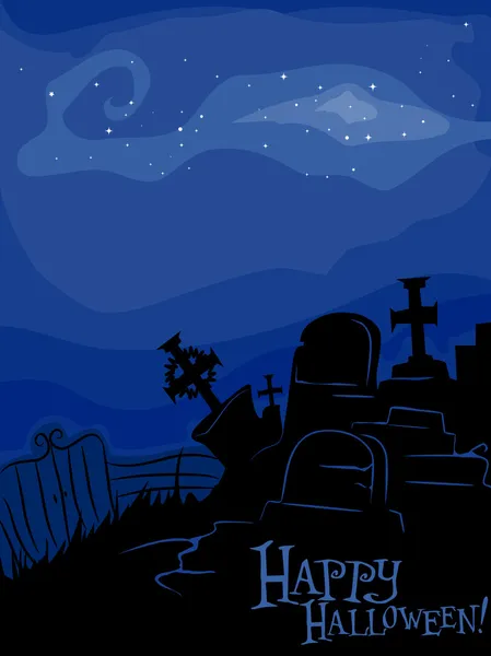 Hintergrund des Friedhofs — Stockfoto