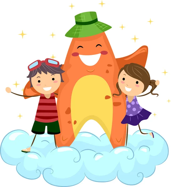 Starfish Mascot — Stock Photo, Image