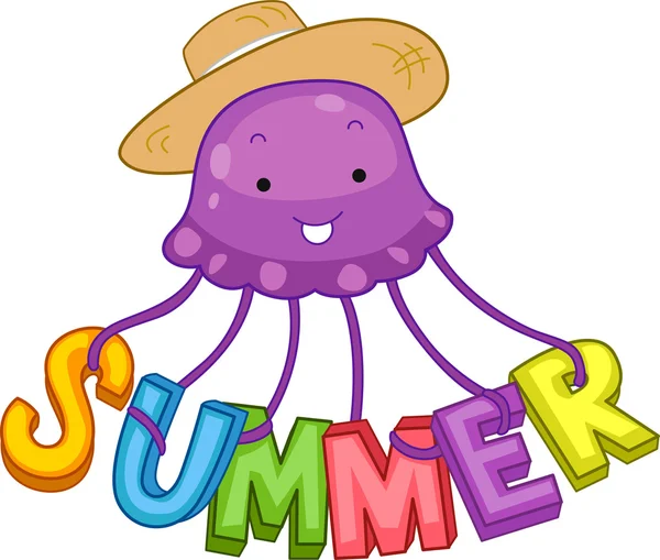 Letní medúzy — Stock fotografie
