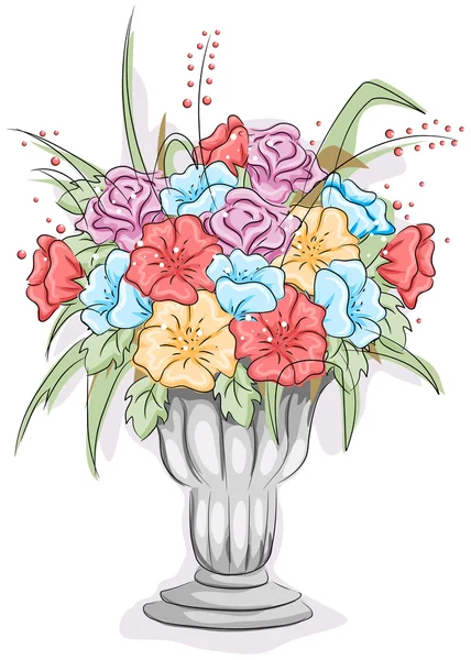 Esboço floral — Fotografia de Stock
