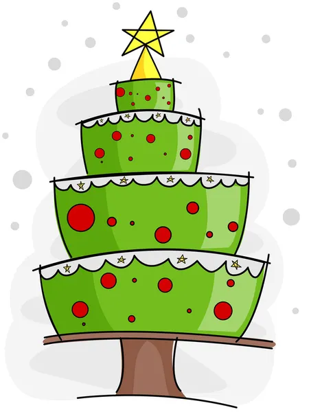 Karácsonyfa design — Stock Fotó