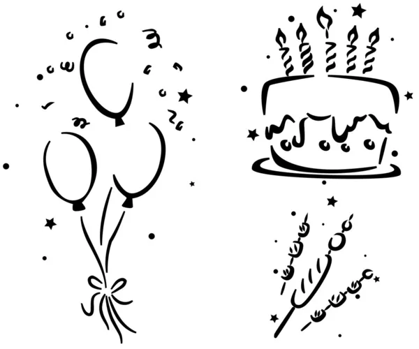 Birthday Stencil — Stock Photo, Image