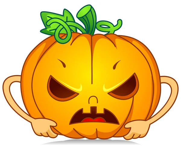Angry Pumpkin — Stock Photo, Image