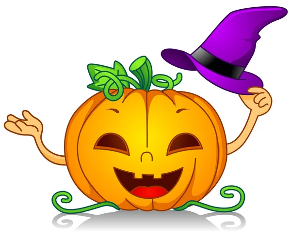 Pumpkin Witch Hat — Stock Photo, Image