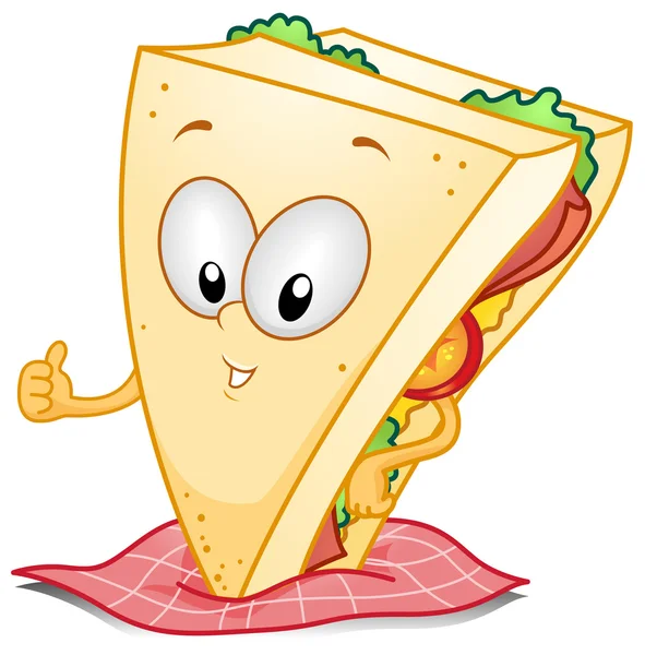 Sandwich-Geste — Stockfoto