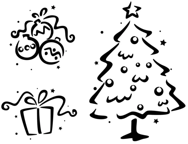 Christmas Stencil — Stock Photo, Image