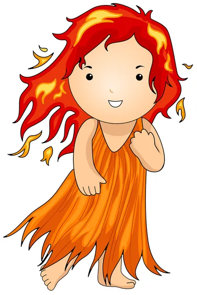 Fire Fairy — Stock Photo, Image