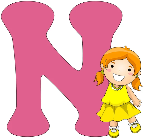 キディのアルファベット — ストック写真