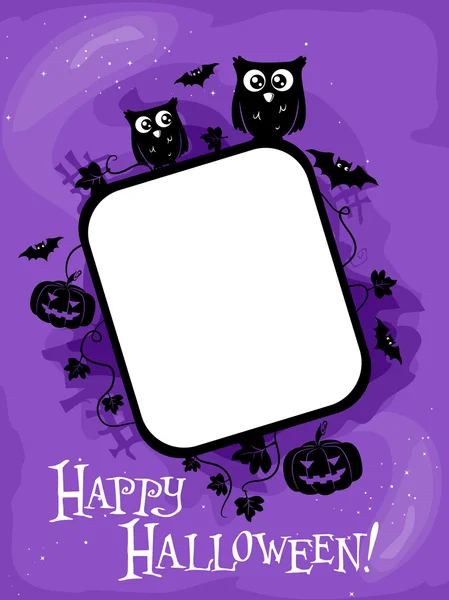Halloween frame — Stockfoto