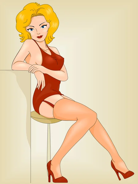 Curvy Pin Up Fotografias De Banco De Imagens Imagens Livres De Direitos Autorais Curvy Pin Up Depositphotos