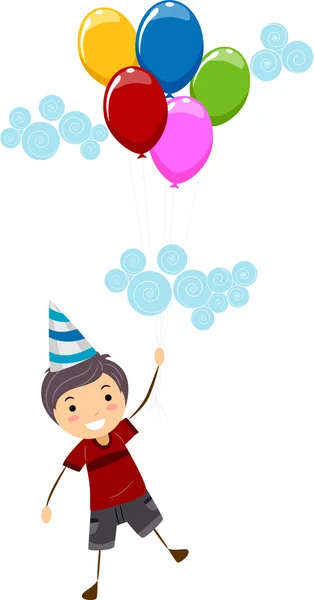 Narozeninové balónky — Stock fotografie